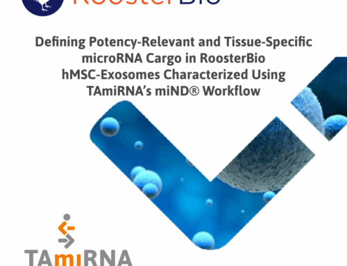 New white paper with RoosterBio on omics-tools for EV characterization