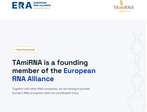 TAmiRNA Joins Six European RNA Specialists to Launch the European RNA Alliance